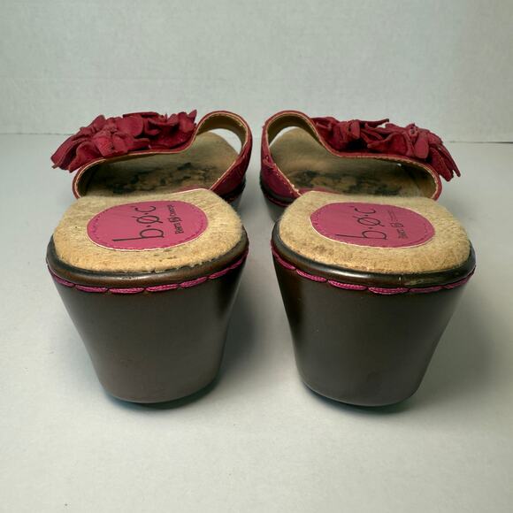 B.O.C. Born Concepts Lilibet Magenta Raspberry Pink Wedge Heel Sandals Size 8 - Picture 6 of 10